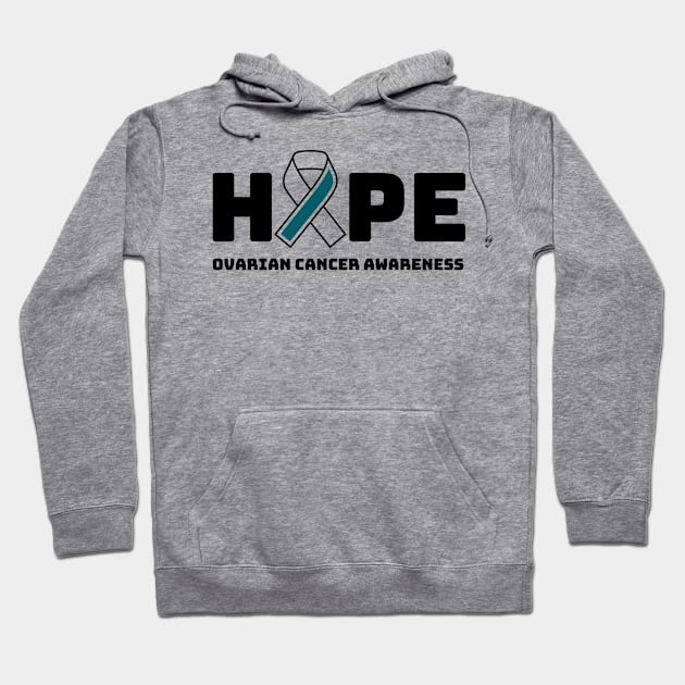 Hope Ovarian Cancer Awareness Hoodie by Adisa_store